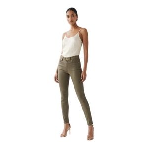 FRAME ($306) Le Skinny  De Jeanne Army Green Jeans